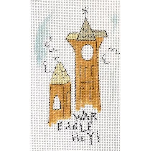 War Eagle Hey Painted Canvas Camilla Moss 
