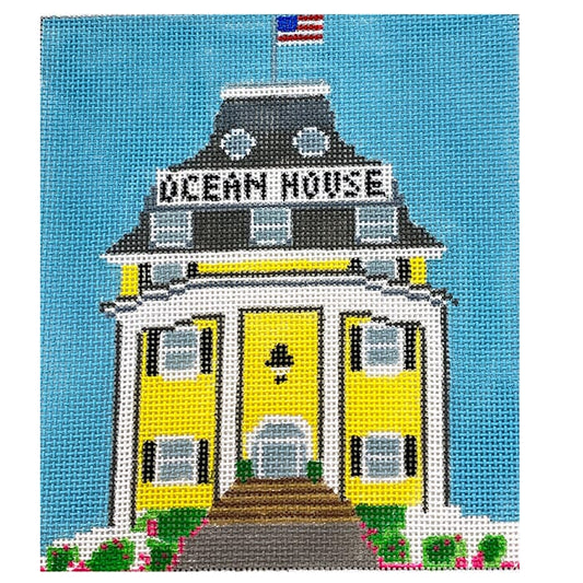 Watch Hill Hotel Painted Canvas All About Stitching/The Collection Design 