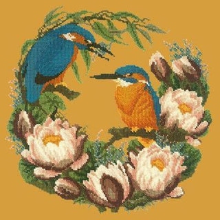 Water Lilies Needlepoint Kit Kits Elizabeth Bradley Design Yellow 

