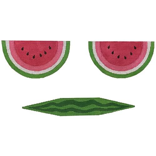 Watermelon Purse Painted Canvas Rachel Donley 