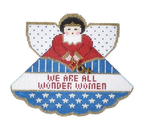 We are ALL Wonder Women Angel Painted Canvas Painted Pony Designs  - 1