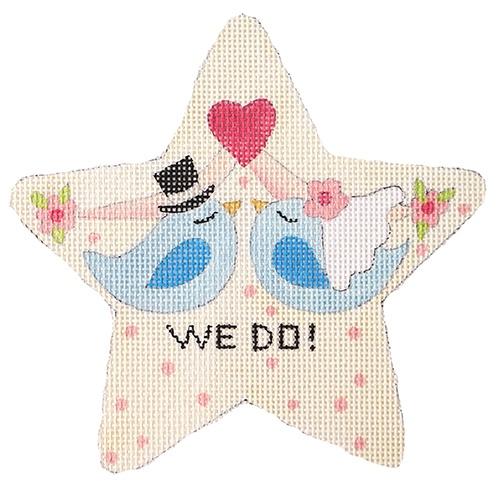 We Do Star Ornament Painted Canvas Raymond Crawford Designs 