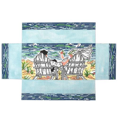 Wedding Brick Cover Painted Canvas Cooper Oaks Design  - 1