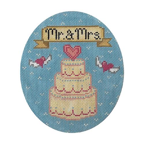 Wedding Cake Painted Canvas The Meredith Collection  - 1
