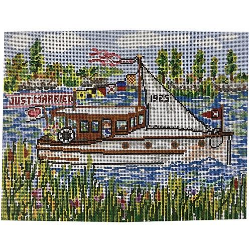 Wedding Cruise Painted Canvas Cooper Oaks Design  - 1