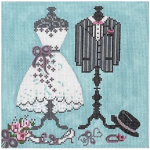 Wedding Wardrobe Painted Canvas Alice Peterson Company  - 1