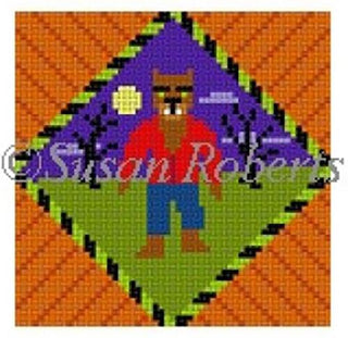 Werewolf Painted Canvas Susan Roberts Needlepoint Designs, Inc. 
