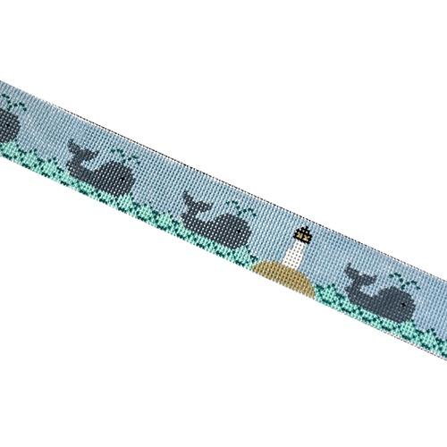Whale Belt Painted Canvas J. Child Designs  - 1