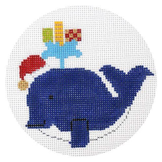 Whale of a Christmas Painted Canvas The Princess & Me 
