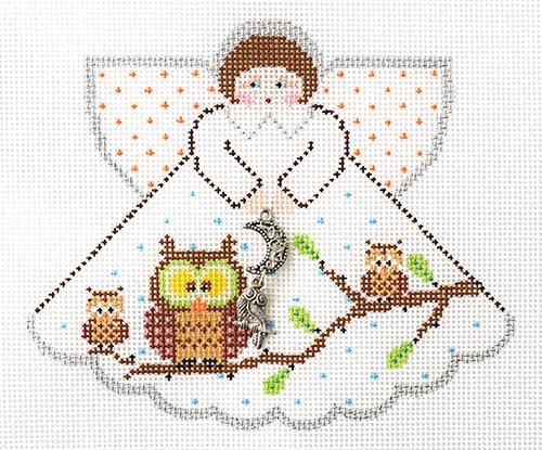 What a Hoot Angel Painted Canvas Painted Pony Designs 
