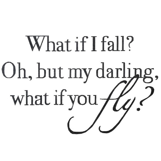 What if I fall… Painted Canvas Colors of Praise 