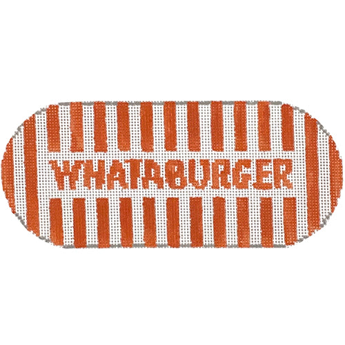 Whataburger Painted Canvas Wipstitch Needleworks 