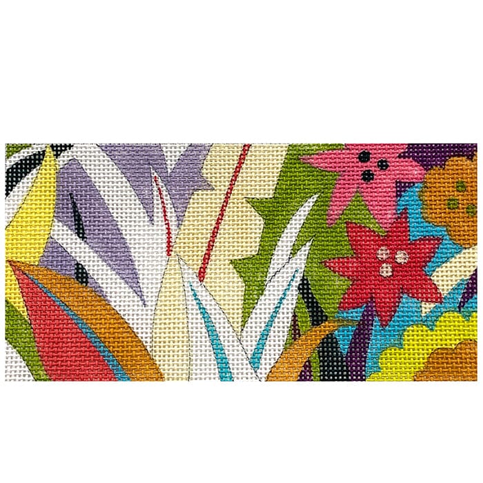 Whimsy Florals Clutch Insert Painted Canvas Colors of Praise 