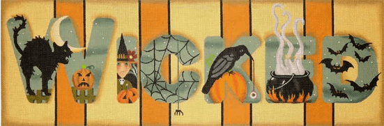 Wicked Painted Canvas Melissa Shirley Designs  - 1