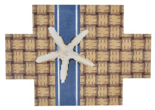 Wicker / Starfish Brick Cover Painted Canvas Associated Talents  - 1