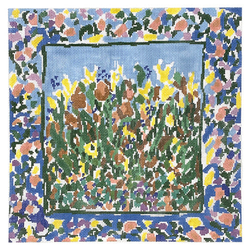 Wildflowers Painted Canvas Cooper Oaks Design  - 1