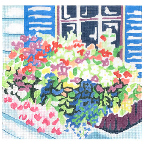 Window Box #4 Needlepoint.Com  - 1