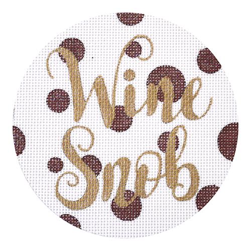 Wine Snob Painted Canvas A Poore Girl Paints  - 1
