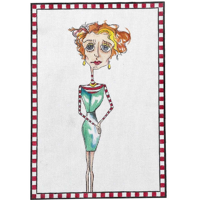 Winona Painted Canvas Walker's Needlepoint  - 1