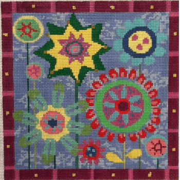 Winter Garden Painted Canvas Birds of a Feather  - 1