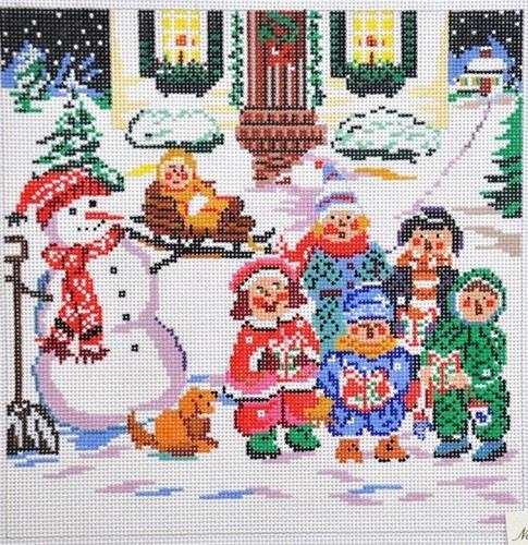 Winter (Kids) Painted Canvas Cooper Oaks Design 
