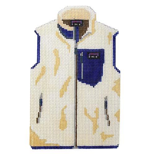 Winter Vest Painted Canvas PIP & Roo 
