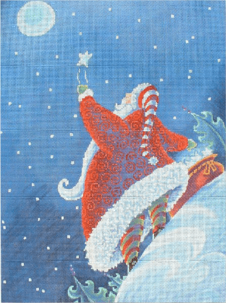 Wish Upon a Star Painted Canvas CBK Needlepoint Collections 
