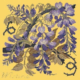 Wisteria Needlepoint Kit Kits Elizabeth Bradley Design Sunflower Yellow 
