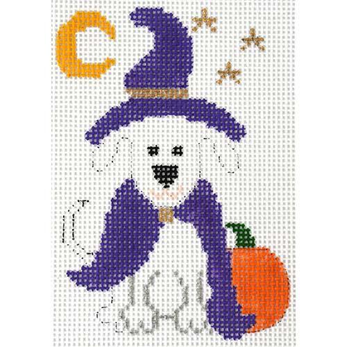Witch Dog? Painted Canvas The Princess & Me  - 1