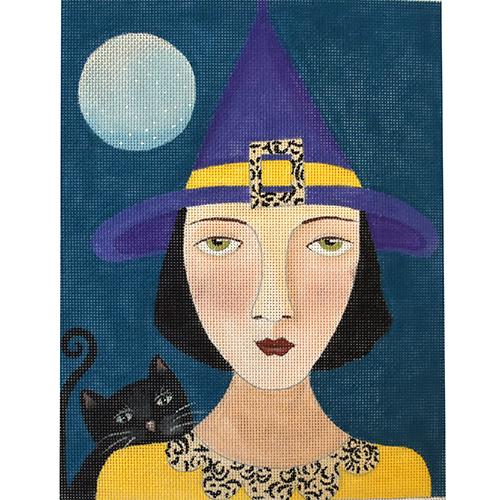 Witch Hat Painted Canvas Love You More  - 1