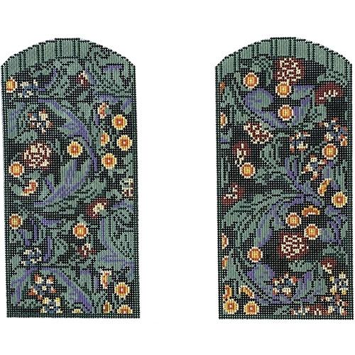 Wm's Double Leicester Eyeglass Case Painted Canvas Whimsy & Grace