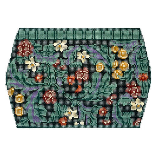 Wm's Leicester Needle Case Painted Canvas Whimsy & Grace - 1