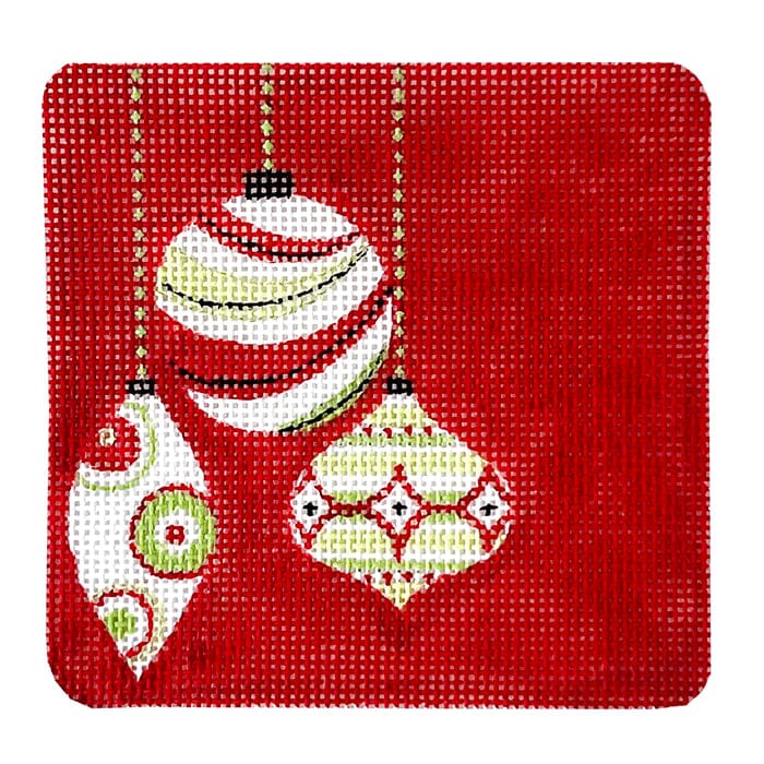 Wonderland Ornaments Painted Canvas Walker's Needlepoint 
