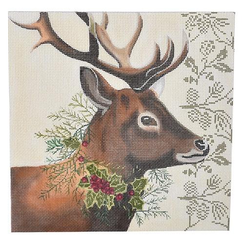 Woodland Deer Painted Canvas Painted Pony Designs  - 1