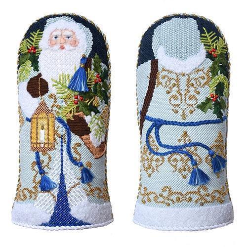 Woodland Father Christmas Needlepoint Kit Kits Kirk & Bradley 
