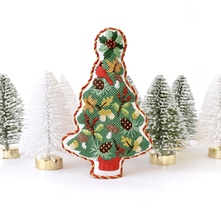 Woodland Tree Kit & Online Class Online Course Needlepoint.Com 
