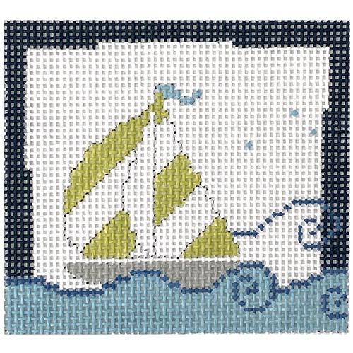 Year of Pippin Sailboat Painted Canvas Pippin  - 1