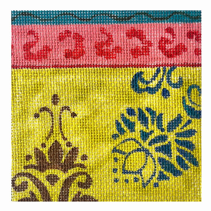 Yellow and Pink Pattern | Needlepoint.Com