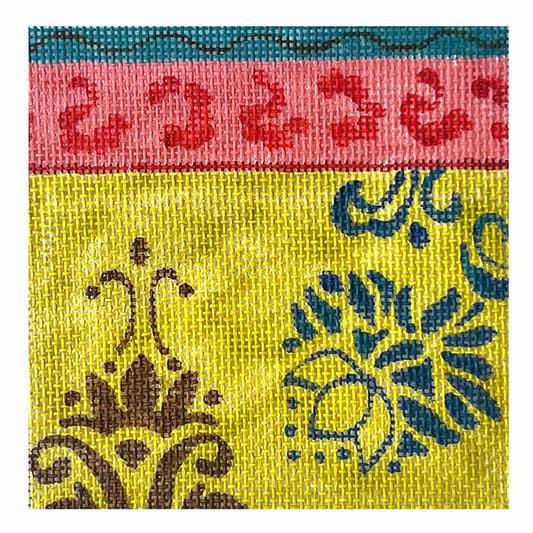 Yellow and Pink Pattern Painted Canvas Colors of Praise 