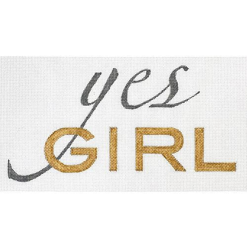 Yes Girl Painted Canvas Colors of Praise 
