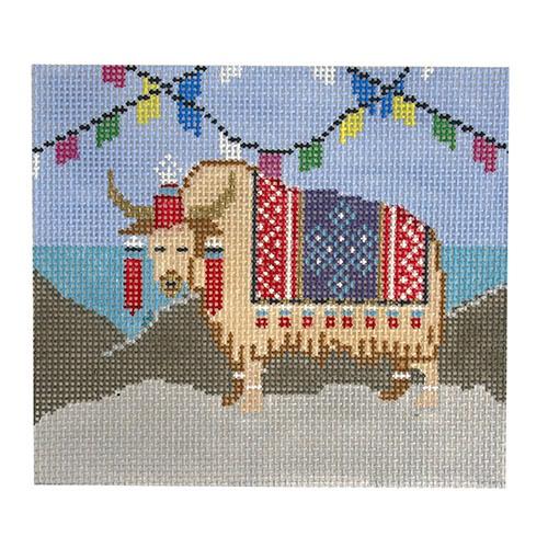 Yeshi The Himalayan Yak on 13 Painted Canvas Thorn Alexander  - 1