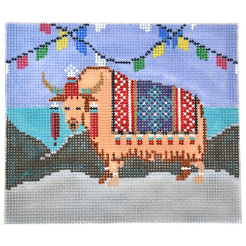 Yeshi The Himalayan Yak Painted Canvas Thorn Alexander  - 1