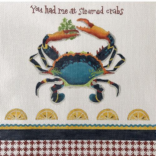 You Had Me at Steamed Crabs Painted Canvas Painted Pony Designs 