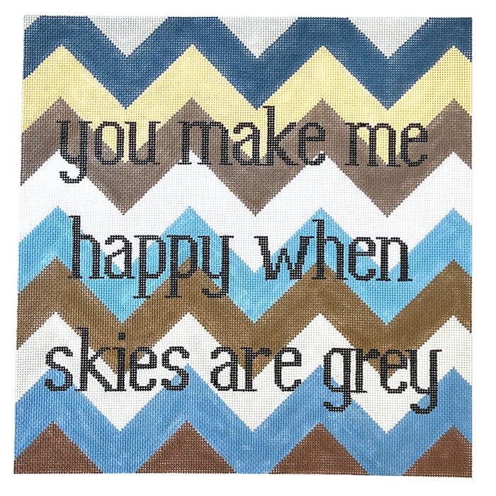 You Make Me Happy Painted Canvas Colors of Praise  - 1