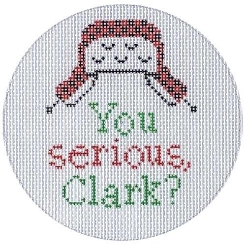You Serious, Clark? Painted Canvas Stitch Rock Designs 