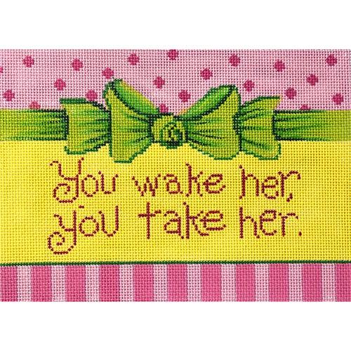 You Wake Her Painted Canvas Patti Mann  - 1