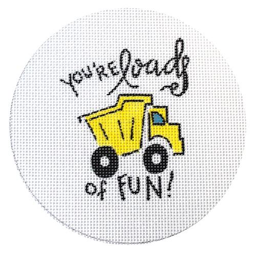 You're Loads of Fun Painted Canvas Camilla Moss 