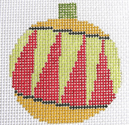 Zig Zag Bauble Painted Canvas Pippin  - 1